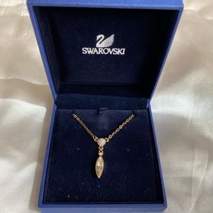 BNIB Swarovski Gold-Tone Plated Necklace (NWT)